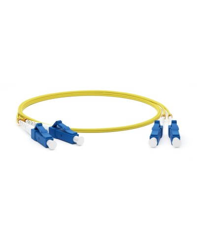 FC-D2-9-LC/UR-LC/UR-H-20M-LSZH-YL. Патч-корд волоконно-оптический одномодовый. Hyperline в Набережных Челнах