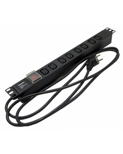 SHE19-8IEC-S-2.5EU. Блок розеток 19. Hyperline в Набережных Челнах