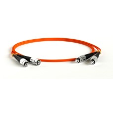 FC-D2-50-FC/PR-FC/PR-H-1M-LSZH-OR. Патч-корд волоконно-оптический многомодовый. Hyperline