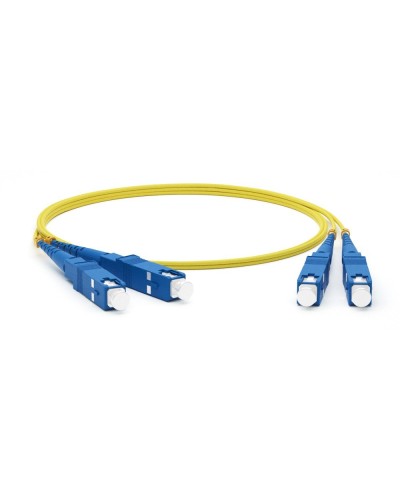 FC-D2-9-SC/UR-SC/UR-H-5M-LSZH-YL. Патч-корд волоконно-оптический одномодовый. Hyperline в Набережных Челнах