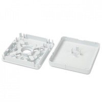 FO-WB90-FTTH-2UN-WH. Оптическая абонентская розетка. Hyperline