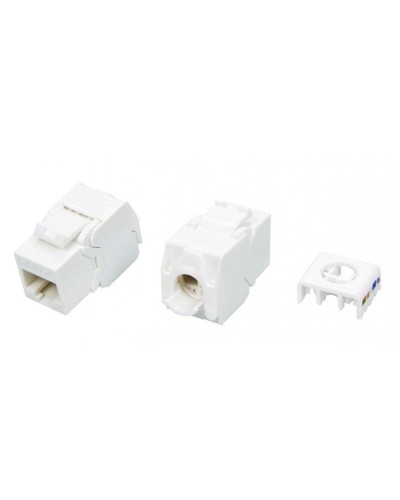 KJ8-8P8C-C6A-180-TLS-WH. Вставка Keystone Jack RJ-45. Hyperline в Набережных Челнах