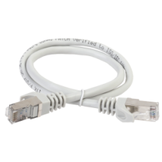 GENERICA Патч-корд кат. 5Е FTP 0,5м серый (PC01-C5EF-05M-G). Патч-корд медный. IEK