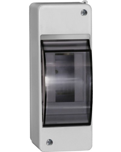 Корпус пластиковый КМПн 2/2 IP30 белый KREPTA 3 (MKP42-N-02-30-20). Щиток модульный с прозрачной дверцей, настенный. IEK в Набережных Челнах