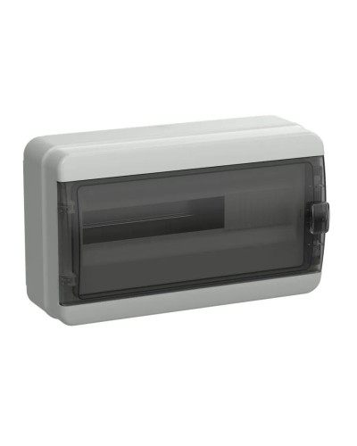 Корпус пластиковый КМПн-18 IP65 TEKFOR (TF5-KP72-N-18-65-K03-K02). Корпус модульный пластиковый черная прозрачная дверь. IEK в Набережных Челнах