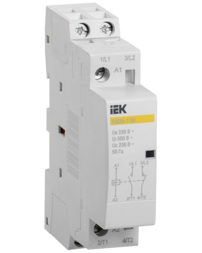 Контактор модульный КМ20-11M AC (MKK11-20-11). Контактор модульный. IEK в Набережных Челнах