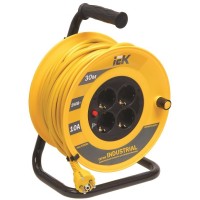 УК50 4 места, 50м (WKP15-16-04-50). Удлинитель на катушке Industrial. IEK