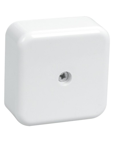 Коробка распаячная КМ41206-01 50х50х20 открытой проводки (4 клеммы 3 мм²) белая (UKO10-050-050-020-K01). Коробка распаячная безгалогенная (HF). IEK в Набережных Челнах