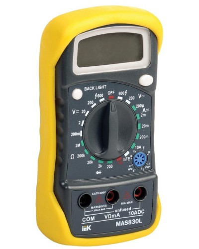 Мультиметр цифровой Master MAS830L (TMD-3L-830). Мультиметр цифровой. IEK в Набережных Челнах