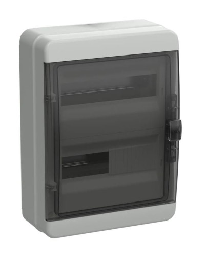 Корпус пластиковый КМПн-24 IP65 TEKFOR (TF5-KP72-N-24-65-K03-K02). Корпус модульный пластиковый черная прозрачная дверь. IEK в Набережных Челнах