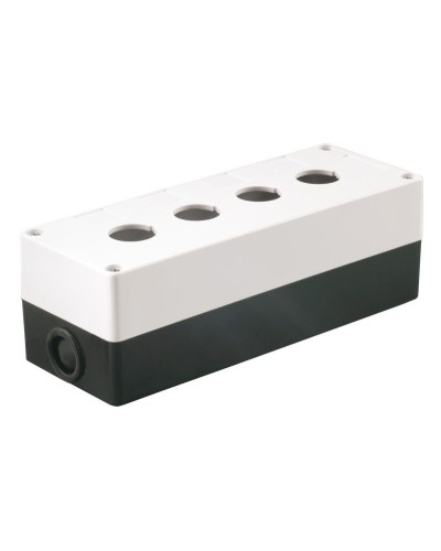 Корпус КП104 для кнопок 4 места белый (BKP10-4-K01). Корпус для кнопочных постов. IEK в Набережных Челнах