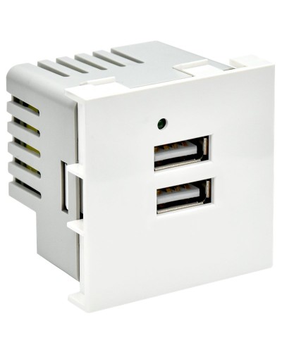Розетка USB A+A 4,2А PRIMER РКЮ-23-40-П белый IEK PR-KK40D-RU-0-2-AA-K01). Розетка USB. IEK в Набережных Челнах