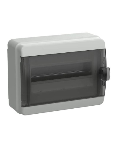 Корпус пластиковый КМПн-12 IP65 TEKFOR (TF5-KP72-N-12-65-K03-K02). Корпус модульный пластиковый черная прозрачная дверь. IEK в Набережных Челнах