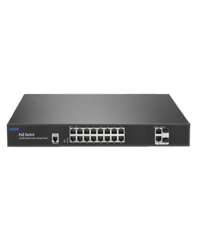 KN-SW1602SFP/M2. Коммутатор с питанием по PoE. KENO в Набережных Челнах