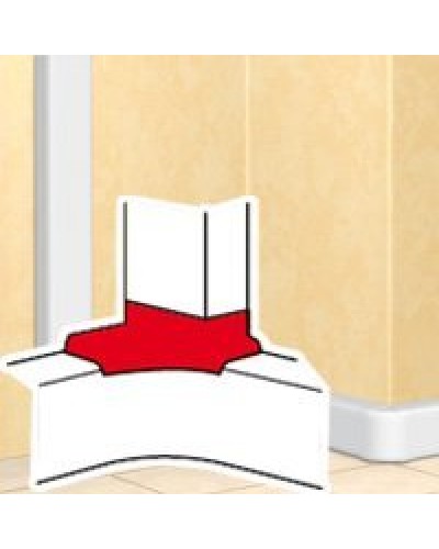 Отвод угловой для короба DLP 35х80/105, 50х80/150 (010763): Отвод угловой в Набережных Челнах