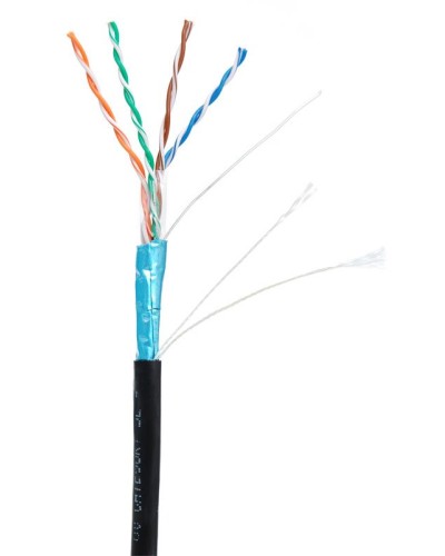F/UTP 4pair, Cat5е, Out, PE (EC-UF004-5E-PE-BK). Кабель «витая пара» (LAN) для структурированных систем связи. NETLAN в Набережных Челнах