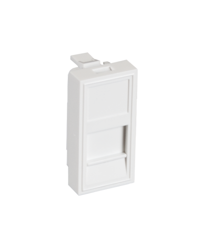 EC-IMH-1-WT-10 (10шт). Вставка 45x45 (Mosaic) для 1 модуля Keystone Jack. NETLAN в Набережных Челнах