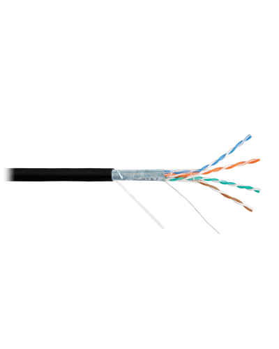 F/UTP 4pair, Cat5e, Solid, In/Out, нг(А)-HF (NMC 9200C-BK). Кабель «витая пара» (LAN) для структурированных систем связи. NIKOMAX в Набережных Челнах