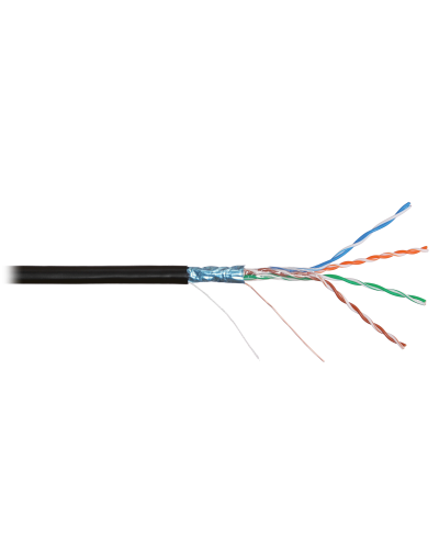 F/UTP 4pair, Cat5e, Solid, In/Out, нг(А)-HF (NMC 4200C-BK). Кабель «витая пара» (LAN) для структурированных систем связи. NIKOMAX в Набережных Челнах