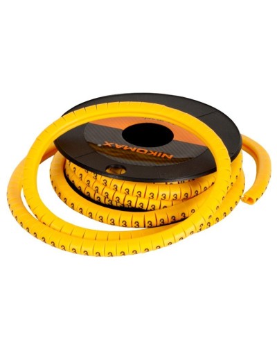 NMC-CMR-8-YL-500 (500шт). Маркер кабельный. NIKOMAX в Набережных Челнах