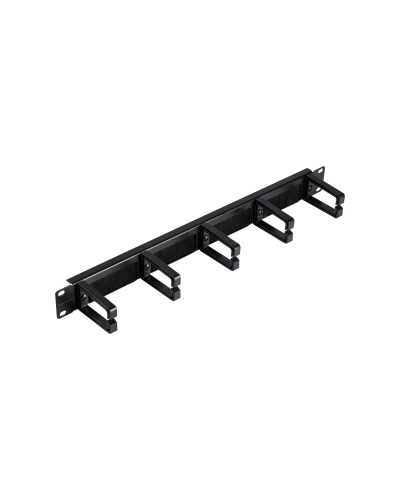 NMC-OP530HB-1U-BK-2 (2 шт). Кабельный органайзер 19 с щёточным вводом. NIKOMAX в Набережных Челнах