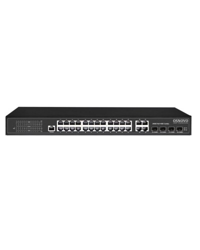 SW-8244/L(400W). Коммутатор 24-портовый  Gigabit Ethernet с PoE. OSNOVO в Набережных Челнах