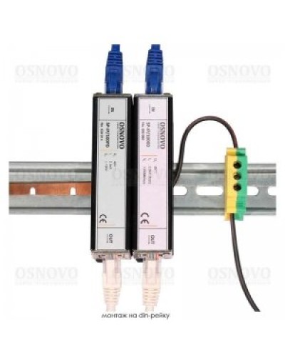 SP-IP/1000D. Устройство грозозащиты цепей Ethernet. OSNOVO в Набережных Челнах