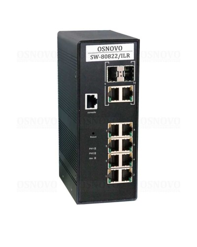 SW-80822/ILR. Коммутатор 10-портовый Gigabit Ethernet с PoE. OSNOVO в Набережных Челнах