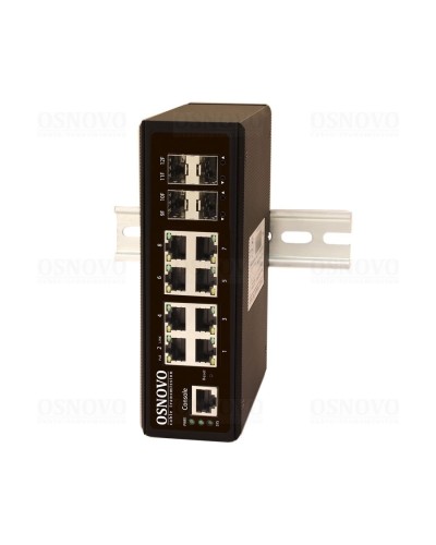 SW-70804/IL. Промышленный коммутатор Gigabit Ethernet на 12 портов. OSNOVO в Набережных Челнах