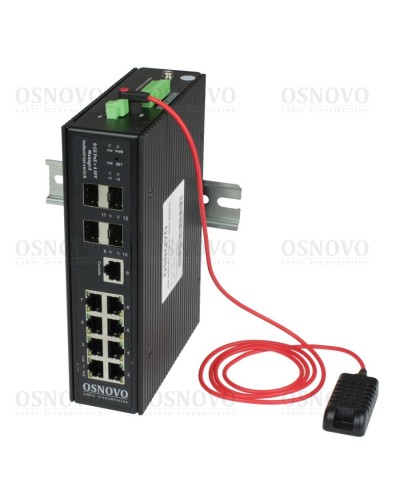 SW-80804/ILS(port 90W,300W). Коммутатор с PoE. OSNOVO в Набережных Челнах