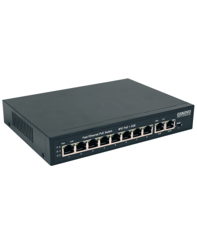SW-20820(120W). Коммутатор 10-портовый  Gigabit Ethernet с PoE. OSNOVO в Набережных Челнах