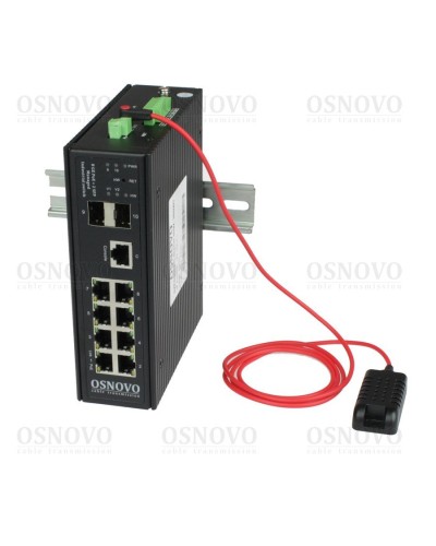SW-80802/ILS(port 90W,300W). Коммутатор с PoE. OSNOVO в Набережных Челнах