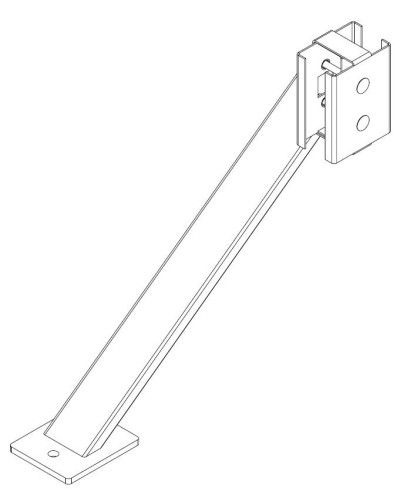 PERCo-MB-16.9. Упор для стоек секции ограждения. PERCo в Набережных Челнах