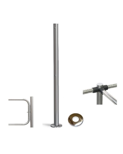 PERCo-BH02 2-16 с крышкой. Стойка с отверстием под стопорный механизм поворотной секции. PERCo в Набережных Челнах