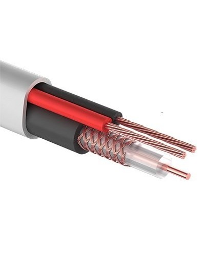 КВК-В-2+2x0,50 мм² (Cu/Cu) белый PROconnect (01-4213). Кабель комбинированный для систем видеонаблюдения. PROCONNECT в Набережных Челнах