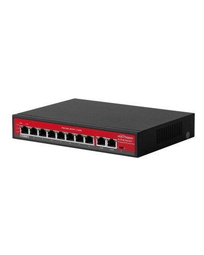 PND-08P-2M-BT1 (120W). Коммутатор AI 10-портовый с функцией PoE. Polyvision в Набережных Челнах