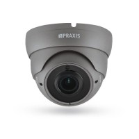 PE-7142IP 2.8-12 A/SD. Видеокамера IP купольная. Praxis