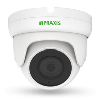 PE-7141IP 2.8. Видеокамера IP купольная. Praxis