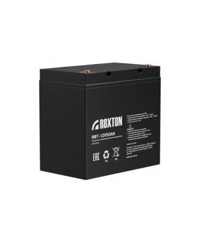 RBT-12V50AH. Аккумулятор герметичный свинцово-кислотный. ROXTON в Набережных Челнах