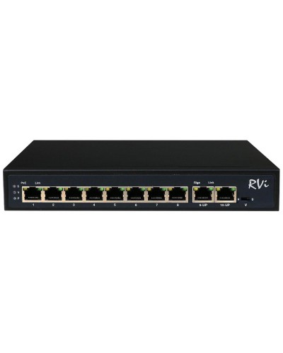 RVi-1NS08F-2T (1G). Коммутатор с питанием по PoE. RVi в Набережных Челнах