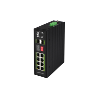 RVi-1NSIM8GP-2S. Коммутатор с питанием по PoE. RVi