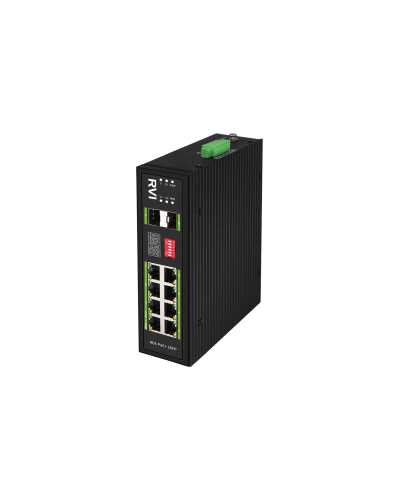 RVi-1NSIM8GP-2S. Коммутатор с питанием по PoE. RVi в Набережных Челнах