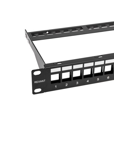 Панель коммутационная наборная 19", 1U, 24 порта, UTP REXANT PRO (02-0053): Патч-панель 19" в Набережных Челнах