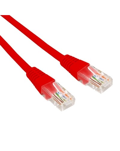 Патч-корд U/UTP CAT 6, RJ45-RJ45, 26AWG, LSZH, красный, 0.3м REXANT (02-0293-03). Патч-корд UTP. Rexant в Набережных Челнах