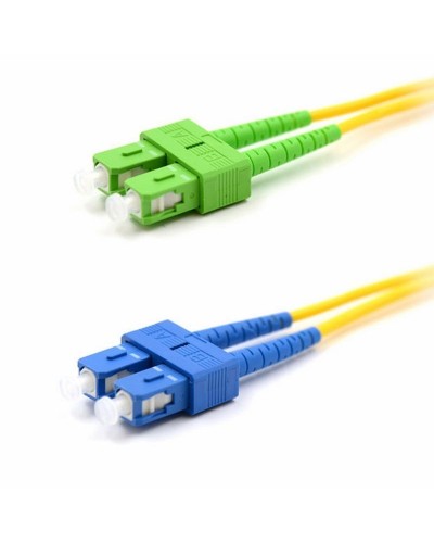 Патч-корд оптический переходной (SM), 9/125 (OS2), SC/APC-SC/UPC, (Duplex), PVC, 2м REXANT (50-2059): Патч-корд оптический в Набережных Челнах