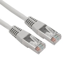 Патч-корд F/UTP, CAT 5e, RJ45-RJ45, 26AWG, LSZH, серый, 3м  REXANT (02-0110-3). Патч-корд FTP. Rexant