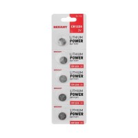 Литиевые батарейки CR1220 3 V 40 mAh блистер(30-1102). Элемент питания. Rexant