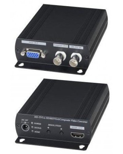 AD001HD4. Преобразователь-разветвитель AHD/HDCVI/HDTVI в HDMI/VGA/CVBS. SC&T в Набережных Челнах