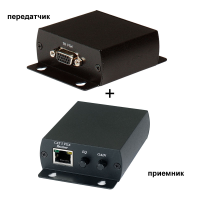 TTA111VGA. Комплект активный приемник + активный передатчик VGA-видеосигнала. SC&T