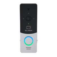 ML-20CRHD (серебро+черный). Вызывная панель цветная накладная. SLINEX
